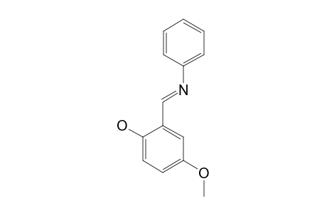 4-METHOXY-2-(PHENYLIMINOMETHYL)-PHENOL
