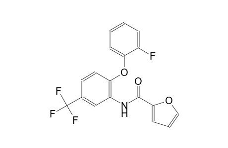 2-furancarboxamide, N-[2-(2-fluorophenoxy)-5-(trifluoromethyl)phenyl]-