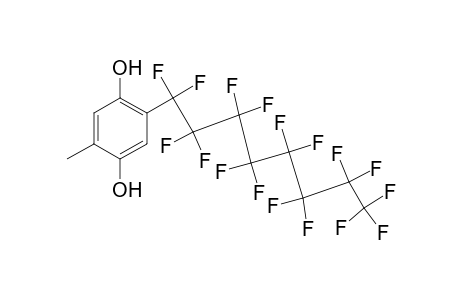 2-Methyl-5-(perfluorooctyl)hydroquinone