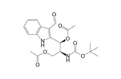 2-[(1S,2S)-2-(tert-Butoxycarbonylamino)-1,3-(diacetyloxy)propyl]-3-formylindole