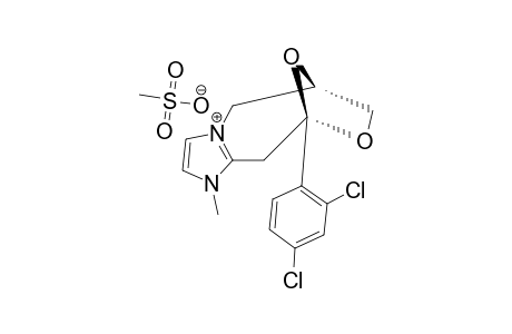 1-METHYL-6,9-EPOXY-9-(2,4-DICHLOROPHENYL)-5,6,9,10-TETRAHYDRO-(1H)-IMIDAZO-[3,2-E]-[(2H)-1,5]-OXAZOCINIUM_METHANESULFONATE