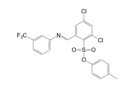 2,4-dichloro-6-[N-(alfa,alfa,alfa-trifluoro-m-tolyl)formimidoyl]phenol, p-toluenesulfonate
