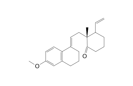 (R)-2-{2-[6-Methoxy-3,4-dihydro-2H-naphthalen-(1E)-ylidene]-ethyl}-2-methyl-3-vinyl-cyclohexanone