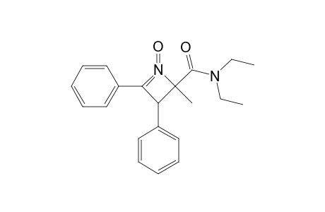N,N-Diethyl-2,3-dihydro-2-methyl-3,4-diphenyl-2-azet-carboxamide-1-oxide