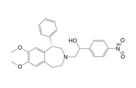 (+)-1S,11R or 1S,11S-3-[(Beta-Hydroxy)-(4-nitrophenyl)ethyl]-7,8-dimethoxy-1-phenyl-2,3,4,5-tetrahydro-1H-3-benzazepine