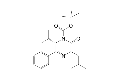 (6S)-N-1-(tert-Butoxycarbonyl)-3-isobutyl-6-isopropyl-5-phenyl-1,2,3,6-tetrahydro-2-pyrazinone