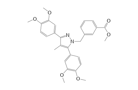 methyl 3-{[3,5-bis(3,4-dimethoxyphenyl)-4-methyl-1H-pyrazol-1-yl]methyl}benzoate