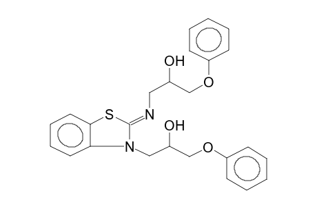 3-(2-HYDROXY-3-PHENOXYPROPYL)-2-(2-HYDROXY-3-PHENOXYPROPYLIMINO)BENZOTHIAZOLINE