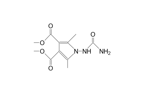 3,4-Dimethoxycarbonyl-2,5-dimethyl-1-ureido-pyrrole