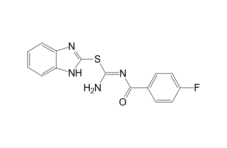 1H-benzimidazol-2-yl N'-(4-fluorobenzoyl)carbamimidothioate