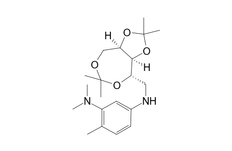 2,3: 4,5-bis[O-(1'-Methylethylidene)-1-deoxy-1-[(3"-dimethylamino-4"-methylphenyl)amino]-D-ribitol