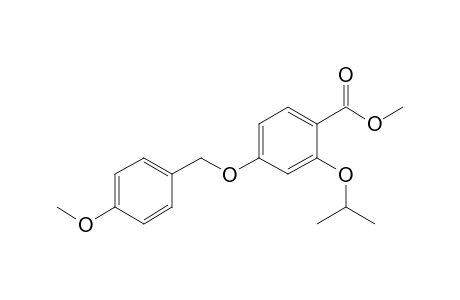 Methyl 2-isopropoxy-4-(4-methoxy)benzyloxybenzoate