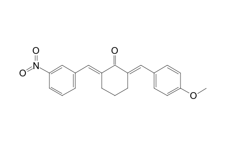 2-(4-Methoxybenzylidene)-6-(3-nitrobenzylidene)cyclohexanone