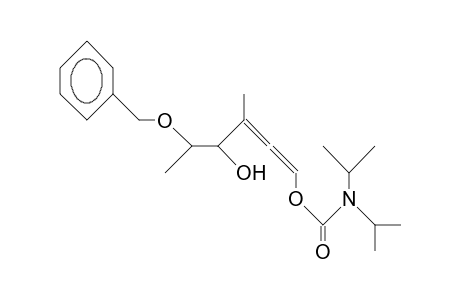 N,N-Diisopropyl-(2R,4R,5S)-5-benzyloxy-4-hydroxy-3-methyl-hexa-1,2-dienyl carbamate