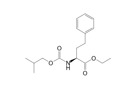 (S)-Ethyl 4-phenyl-2-isobutoxycarbonylaminobutanoate