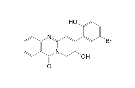 2-[(E)-2-(5-bromo-2-hydroxyphenyl)ethenyl]-3-(2-hydroxyethyl)-4(3H)-quinazolinone