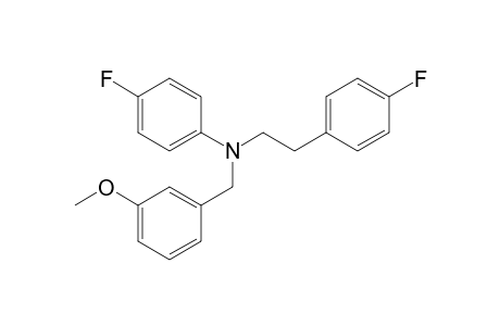 4-Fluoro-N-[2-(4-fluorophenyl)ethyl]-N-(3-methoxybenzyl)aniline