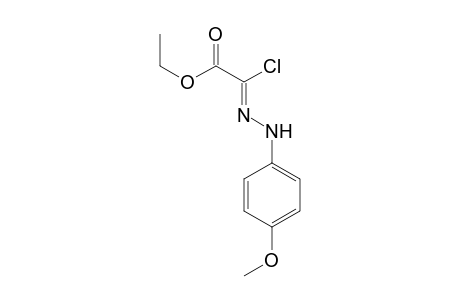 Acetic acid, chloro[(4-methoxyphenyl)hydrazono]-, ethyl ester
