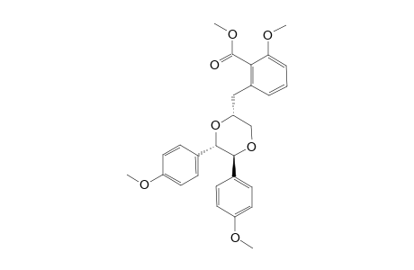 METHYL-2-[[(2R,5S,6S)-5,6-BIS-(4-METHOXYPHENYL)-1,4-DIOXAN-2-YL]-METHYL]-6-METHOXYBENZOATE