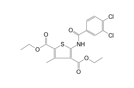 5-[[(3,4-dichlorophenyl)-oxomethyl]amino]-3-methylthiophene-2,4-dicarboxylic acid diethyl ester