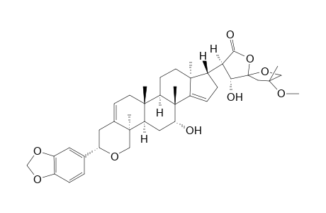 13,30-Cyclo-nor-Dammarano[4,3-c]pyran-Derivative