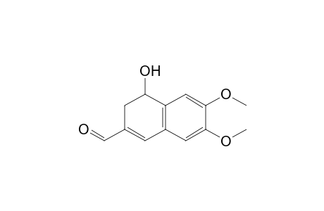 2-Naphthalenecarboxaldehyde, 3,4-dihydro-4-hydroxy-6,7-dimethoxy-
