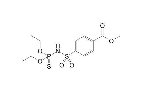 Methyl 4-(diethoxyphosphinothioylsulfamoyl)benzoate
