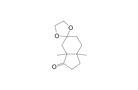 Spiro[1,3-dioxolane-2,5'-[5H]inden]-3'(2'H)-one, hexahydro-3'a,7'a-dimethyl-, cis-