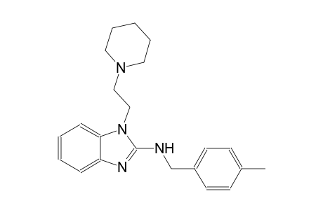 N-(4-methylbenzyl)-1-[2-(1-piperidinyl)ethyl]-1H-benzimidazol-2-amine