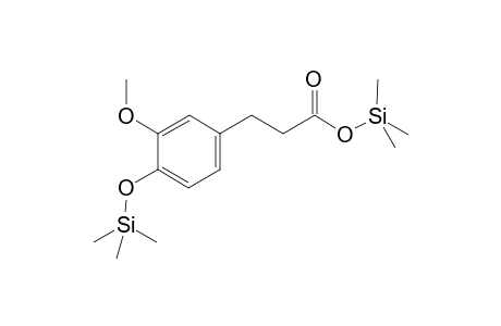 Trimethylsilyl 3-(3-methoxy-4-(trimethylsilyloxy)phenyl)propanoate
