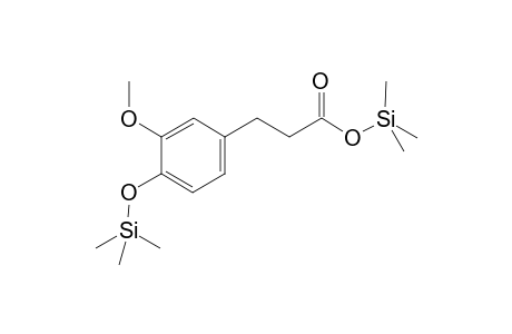 Trimethylsilyl 3-(3-methoxy-4-((trimethylsilyl)oxy)phenyl)propanoate