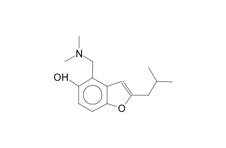 2-isobutyl-4-dimethylaminomethyl-5-hydroxybenzofuran