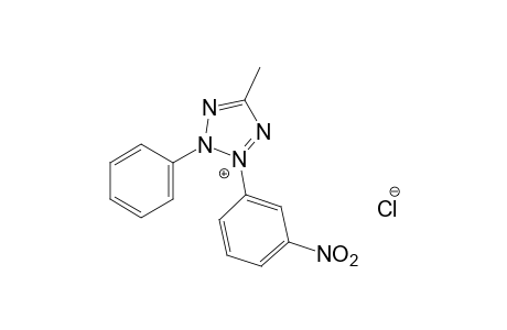 5-methyl-3-(m-nitrophenyl)-2-phenyl-2H-tetrazolium chloride