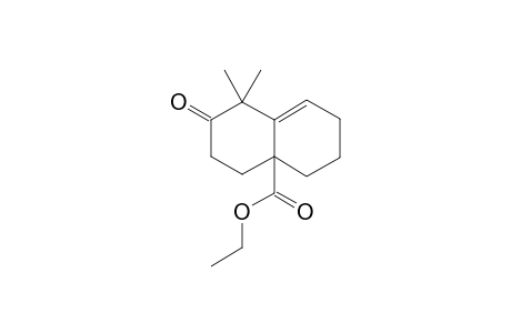 Ethyl 1,1-dimethyl-2-oxo-1,3,4,5,6,7-hexahydro-4a(2H)-naphthalenecarboxylate