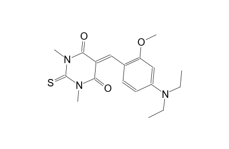 5-[4-(diethylamino)-2-methoxybenzylidene]-1,3-dimethyl-2-thioxodihydro-4,6(1H,5H)-pyrimidinedione