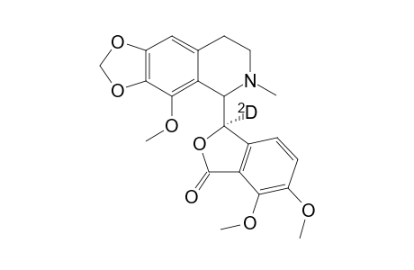 (-)-.beta.-[2H2]-Narcotine