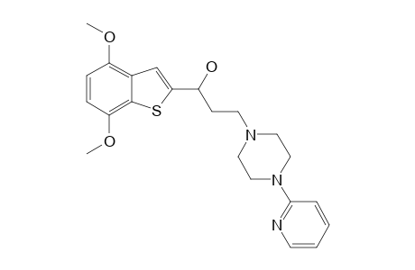 1-(4,7-DIMETHOXYBENZO-[B]-THIOPHEN-2-YL)-3-[(4-PYRIDIN-2-YL)-PIPERAZIN-1-YL]-1-PROPANOL