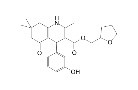3-quinolinecarboxylic acid, 1,4,5,6,7,8-hexahydro-4-(3-hydroxyphenyl)-2,7,7-trimethyl-5-oxo-, (tetrahydro-2-furanyl)methyl ester