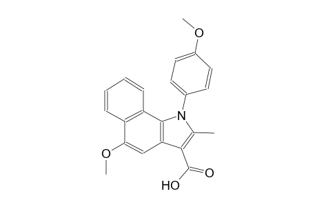 5-methoxy-1-(4-methoxyphenyl)-2-methyl-1H-benzo[g]indole-3-carboxylic acid