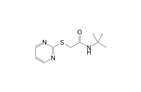 N-(tert-butyl)-2-(2-pyrimidinylsulfanyl)acetamide