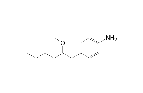 4-(2-Methoxyhexyl)aniline