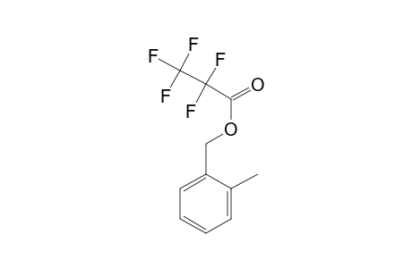 2-Methylbenzyl alcohol, pentafluoropropionate