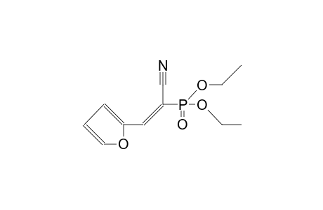 (2-Furyl-1-cyano-vinyl)-phosphonic acid, diethyl ester