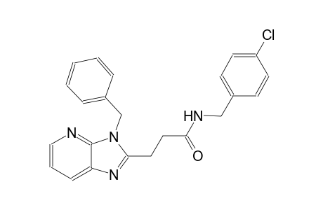 3H-imidazo[4,5-b]pyridine-2-propanamide, N-[(4-chlorophenyl)methyl]-3-(phenylmethyl)-