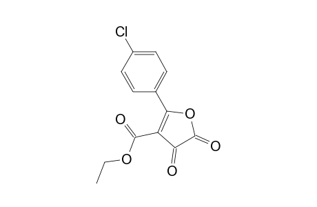 2-(4-chlorophenyl)-4,5-diketo-furan-3-carboxylic acid ethyl ester