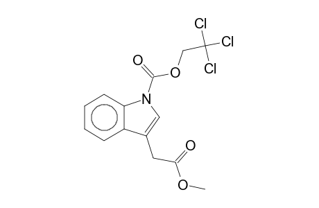 3-Methoxycarbonylmethyl-indole-1-carboxylic acid, 2,2,2-trichloroethyl ester