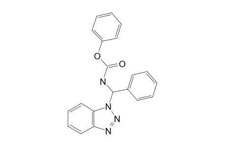 N-(benzotriazol-1-yl-phenyl-methyl)carbamic acid phenyl ester