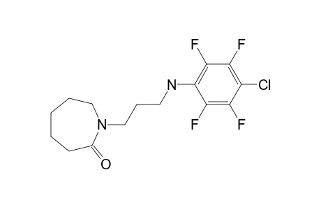 1-[3-[(4-chloro-2,3,5,6-tetrafluorophenyl)amino]propyl]azepan-2-one
