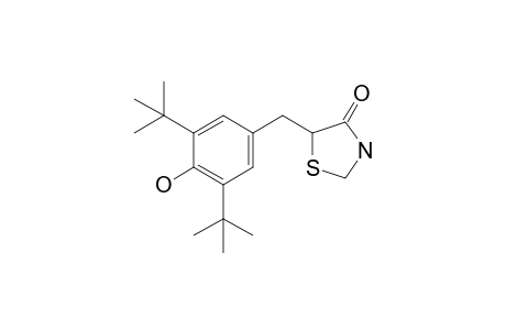 5-(3,5-ditert-butyl-4-hydroxy-benzyl)thiazolidin-4-one