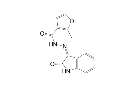 2-methyl-N'-[(3Z)-2-oxo-1,2-dihydro-3H-indol-3-ylidene]-3-furohydrazide